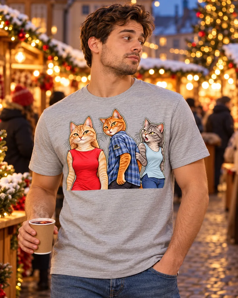 Generated model wearing The Distracted One